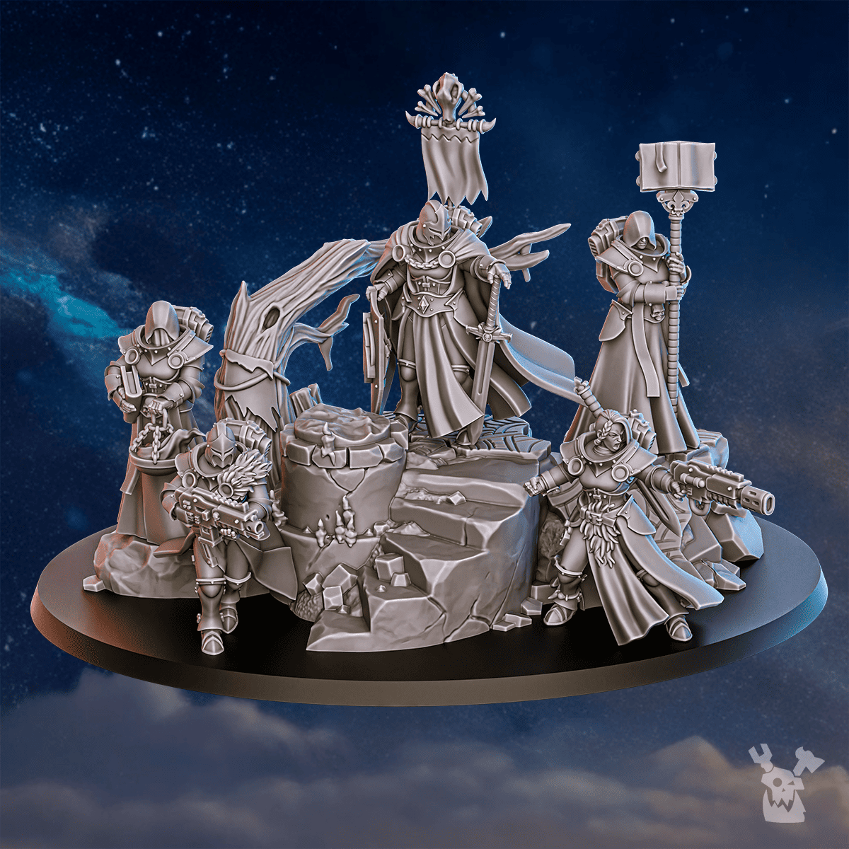 Tabletop Terrain Miniature Frost Commune