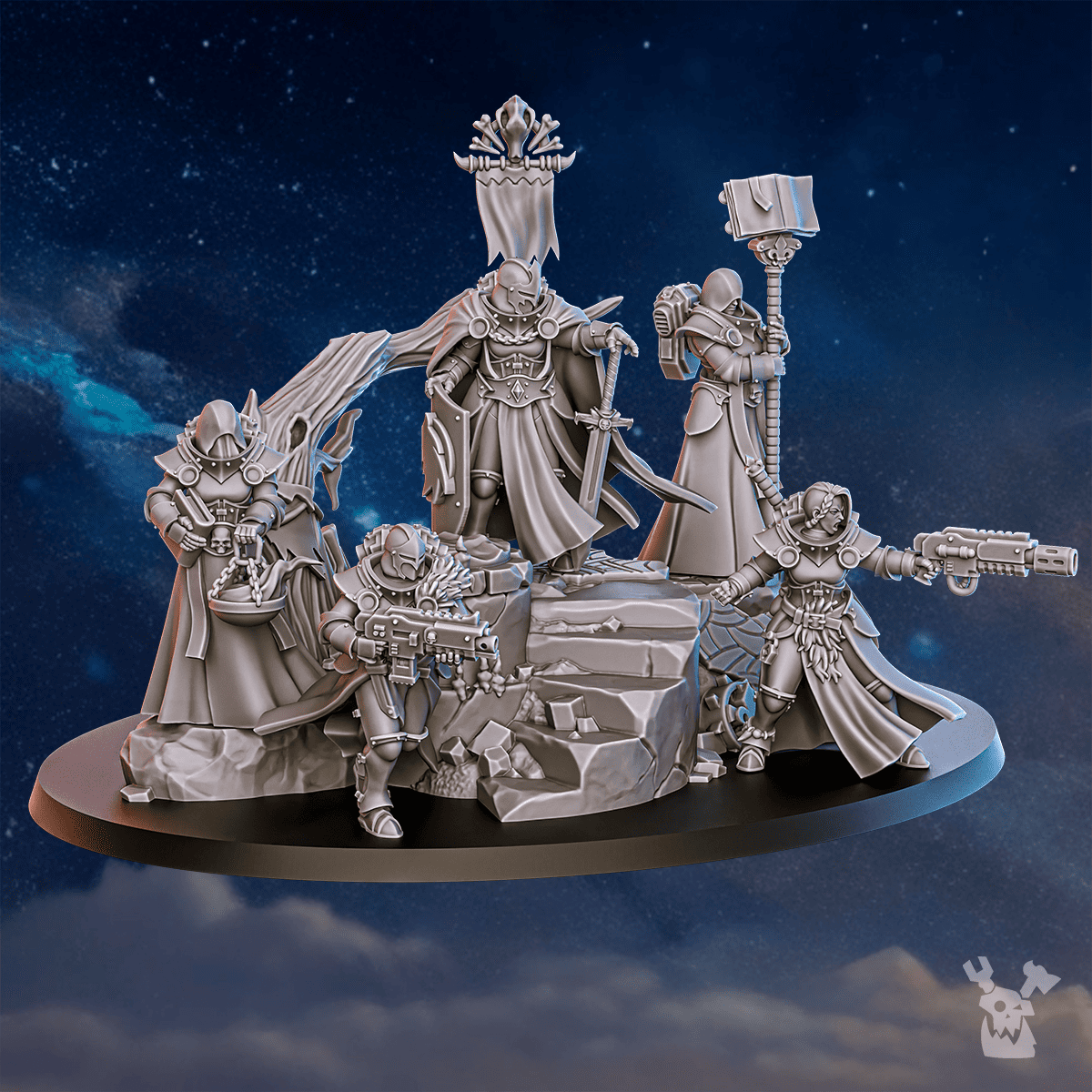 Tabletop Terrain Miniature Frost Commune