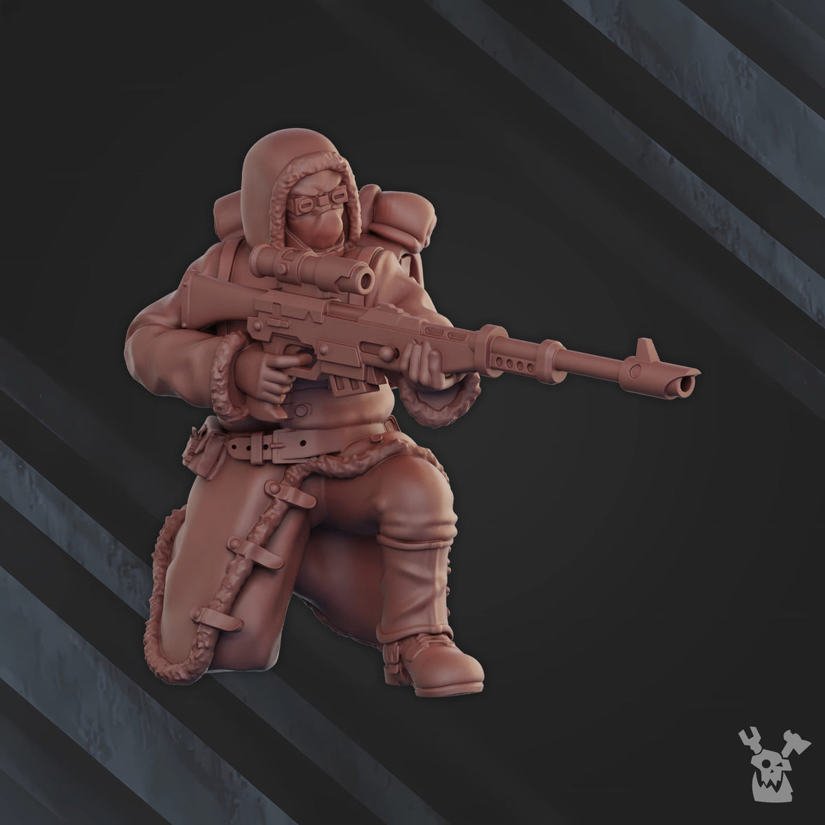 Tabletop Terrain Miniature Frostborn Division Snipers Squad