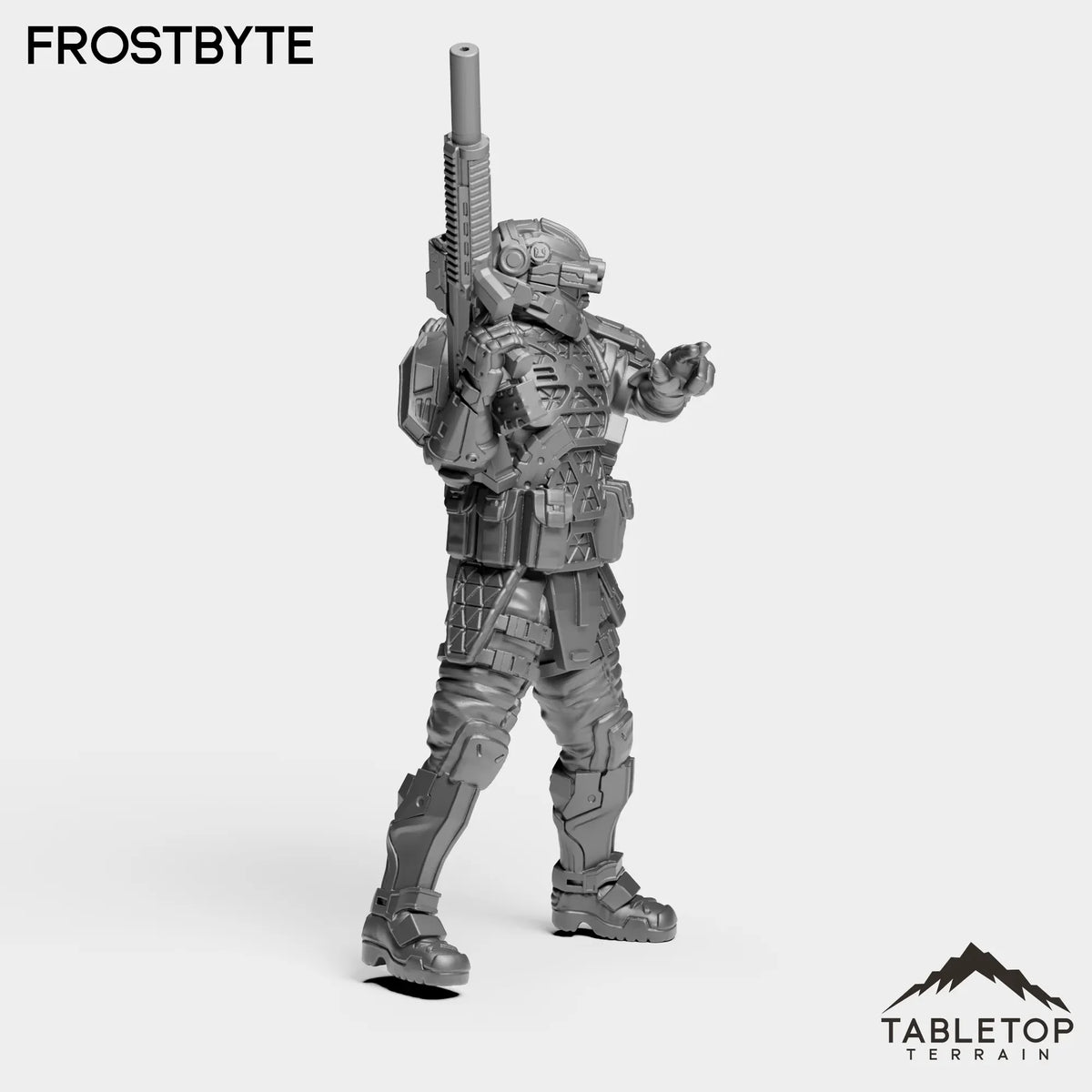 Tabletop Terrain Miniature Frostbyte - Black Stone Commandos