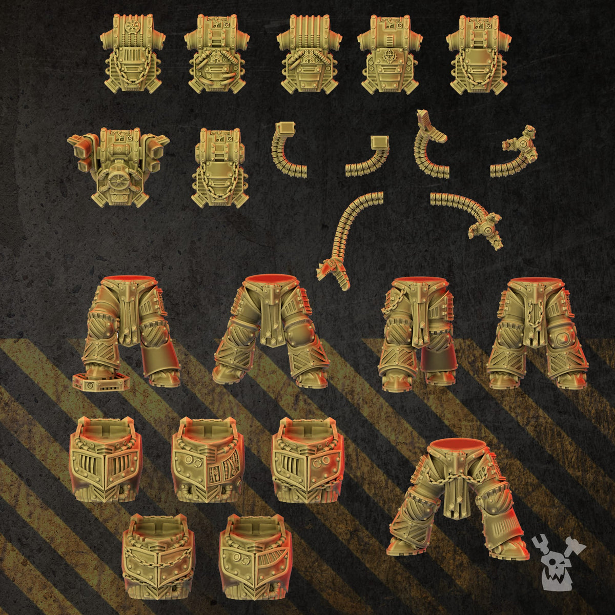 Tabletop Terrain Miniature Full Metal Brothers (build kit)