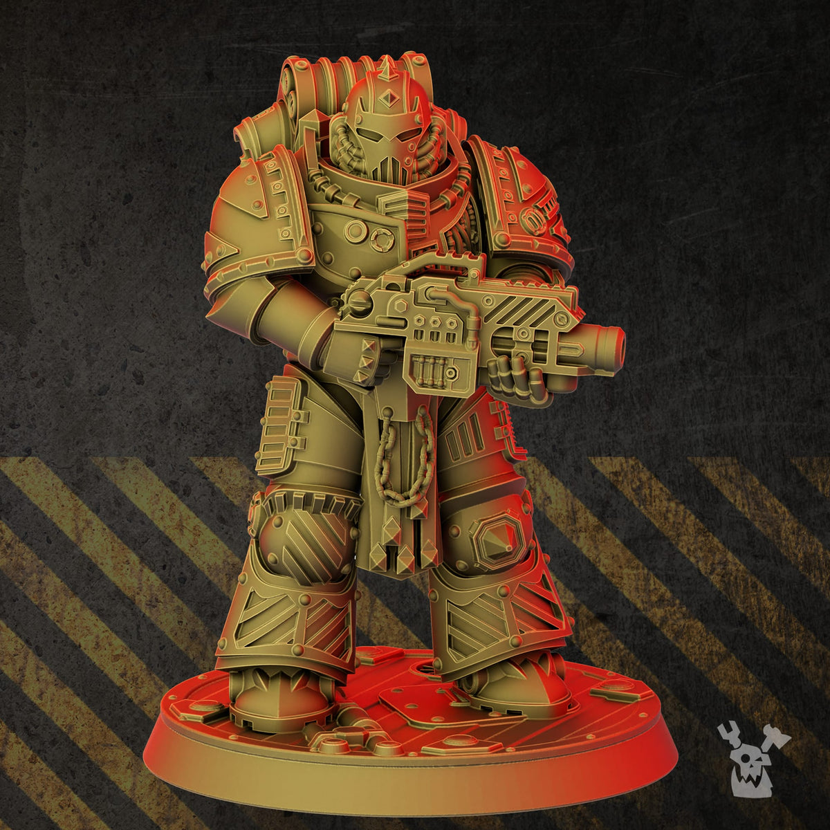 Tabletop Terrain Miniature Full Metal Brothers (build kit)