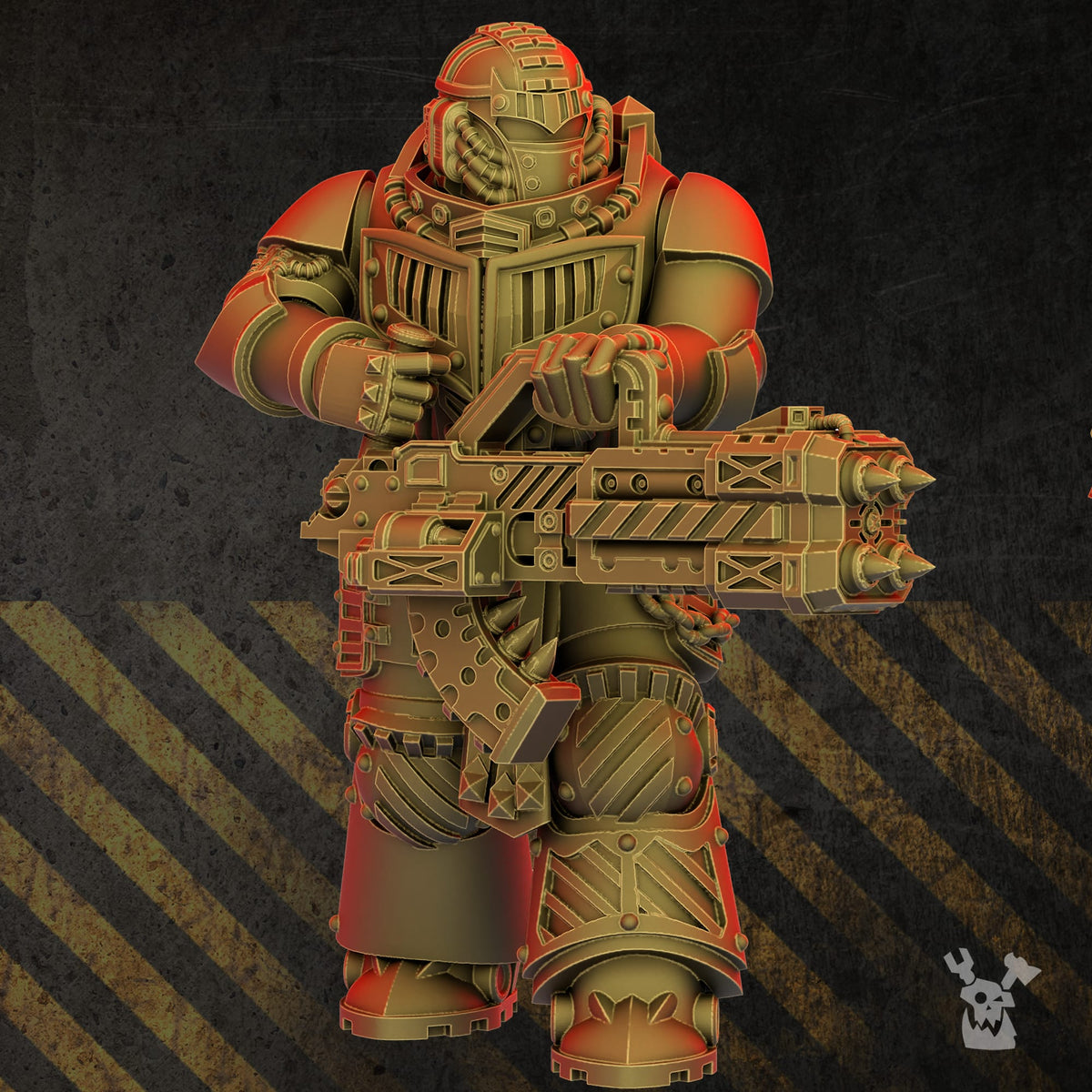 Tabletop Terrain Miniature Full Metal Brothers (build kit)