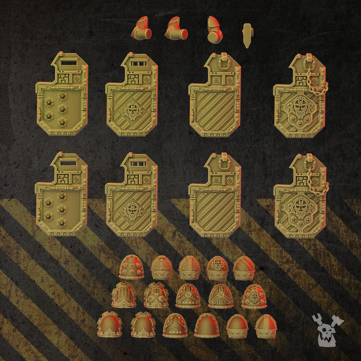 Tabletop Terrain Miniature Full Metal Brothers (build kit)