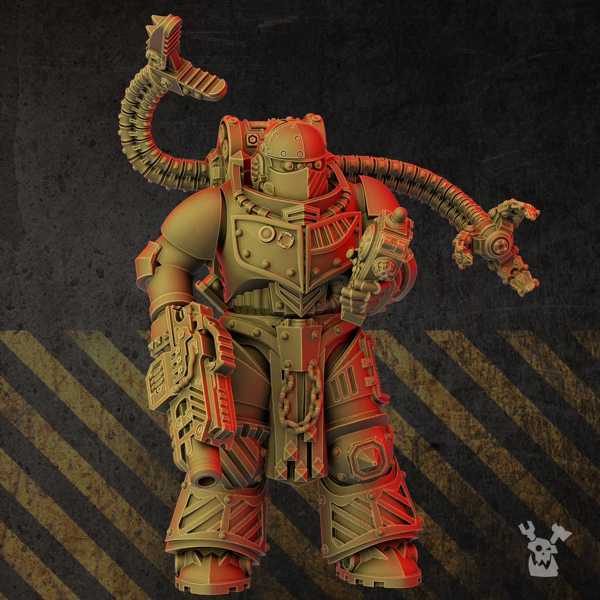 Tabletop Terrain Miniature Full Metal Brothers (build kit)