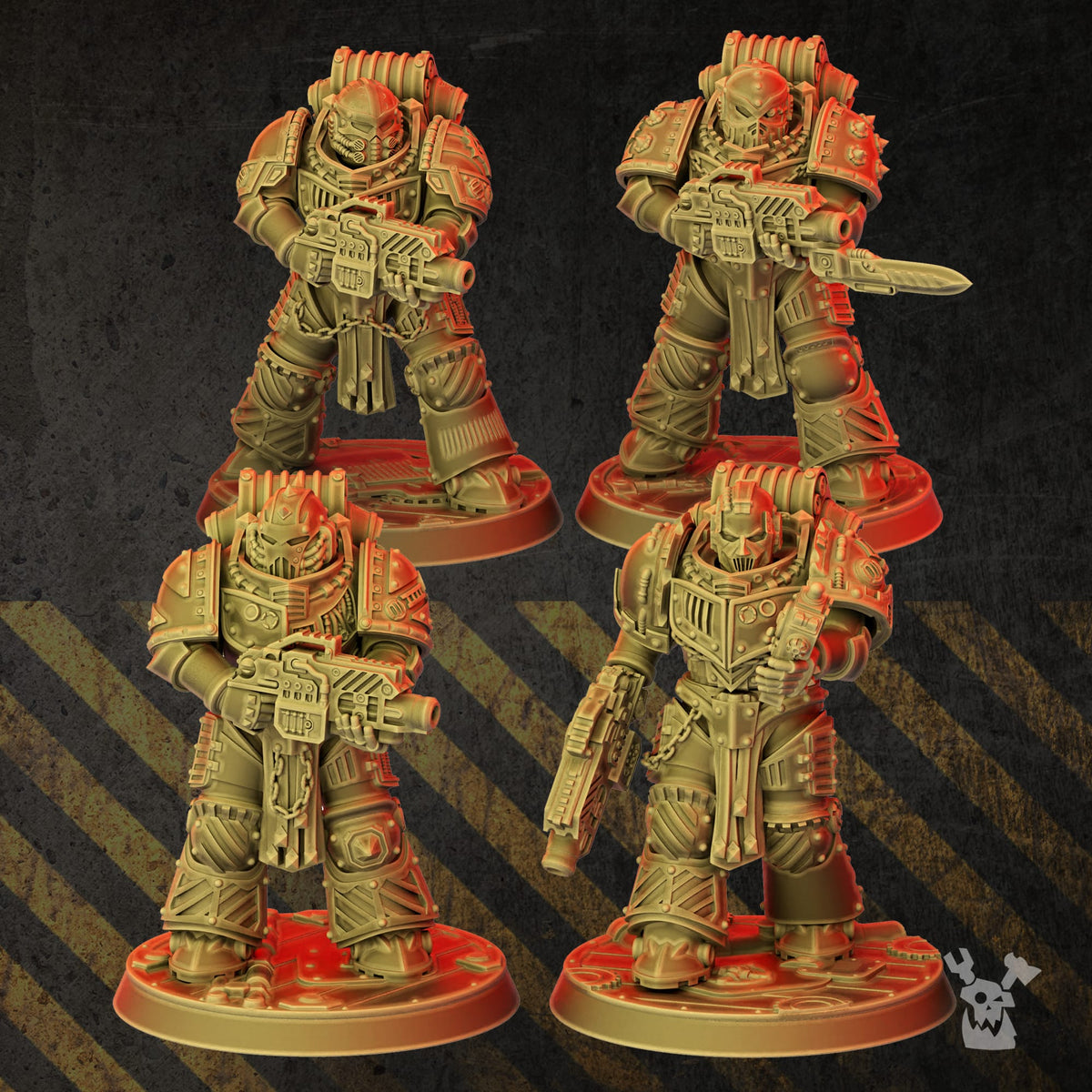 Tabletop Terrain Miniature Full Metal Brothers (build kit)