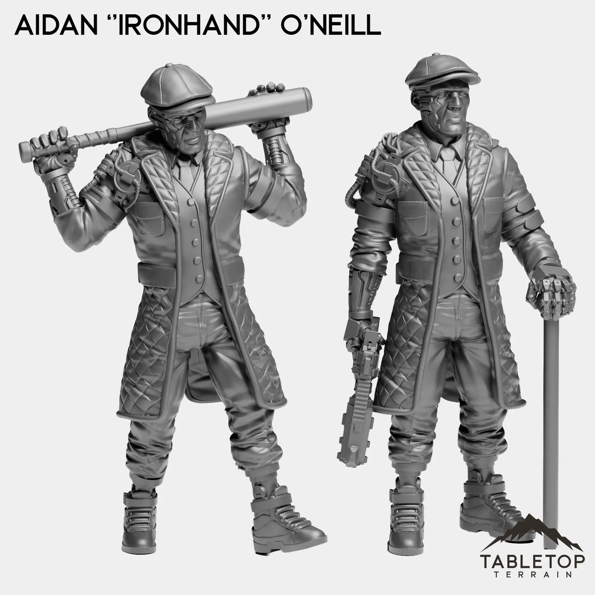 Tabletop Terrain Miniature Full Set Aidan ''Ironhand'' O'Neill