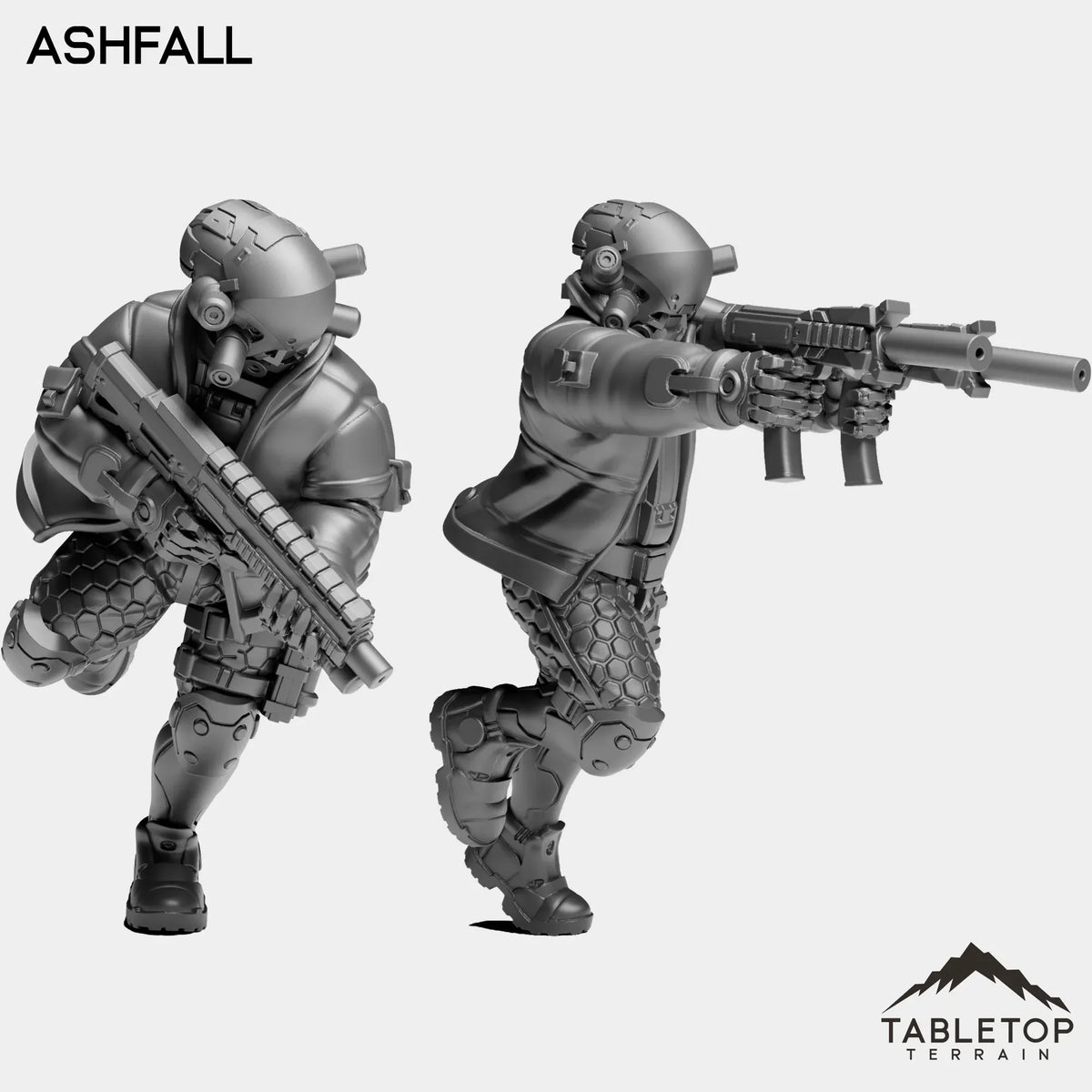 Tabletop Terrain Miniature Full Set Ashfall