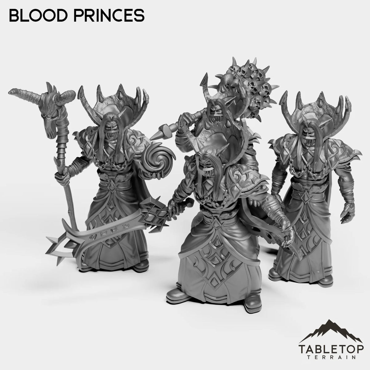 Tabletop Terrain Miniature Full Set Blood Princes