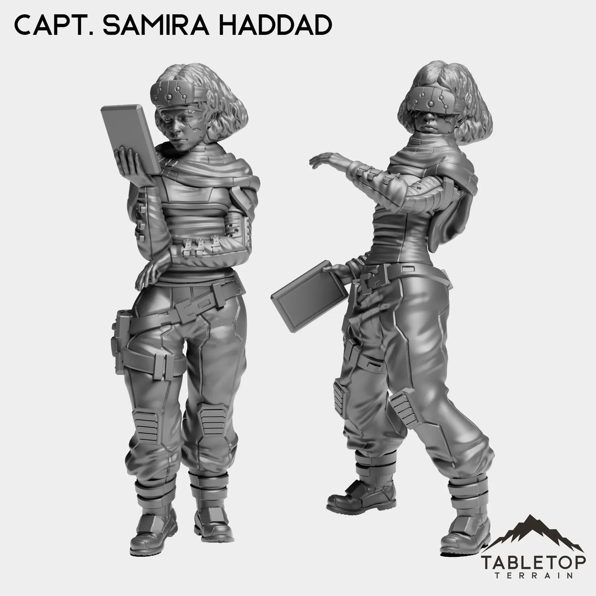 Tabletop Terrain Miniature Full Set Capt. Samira Haddad