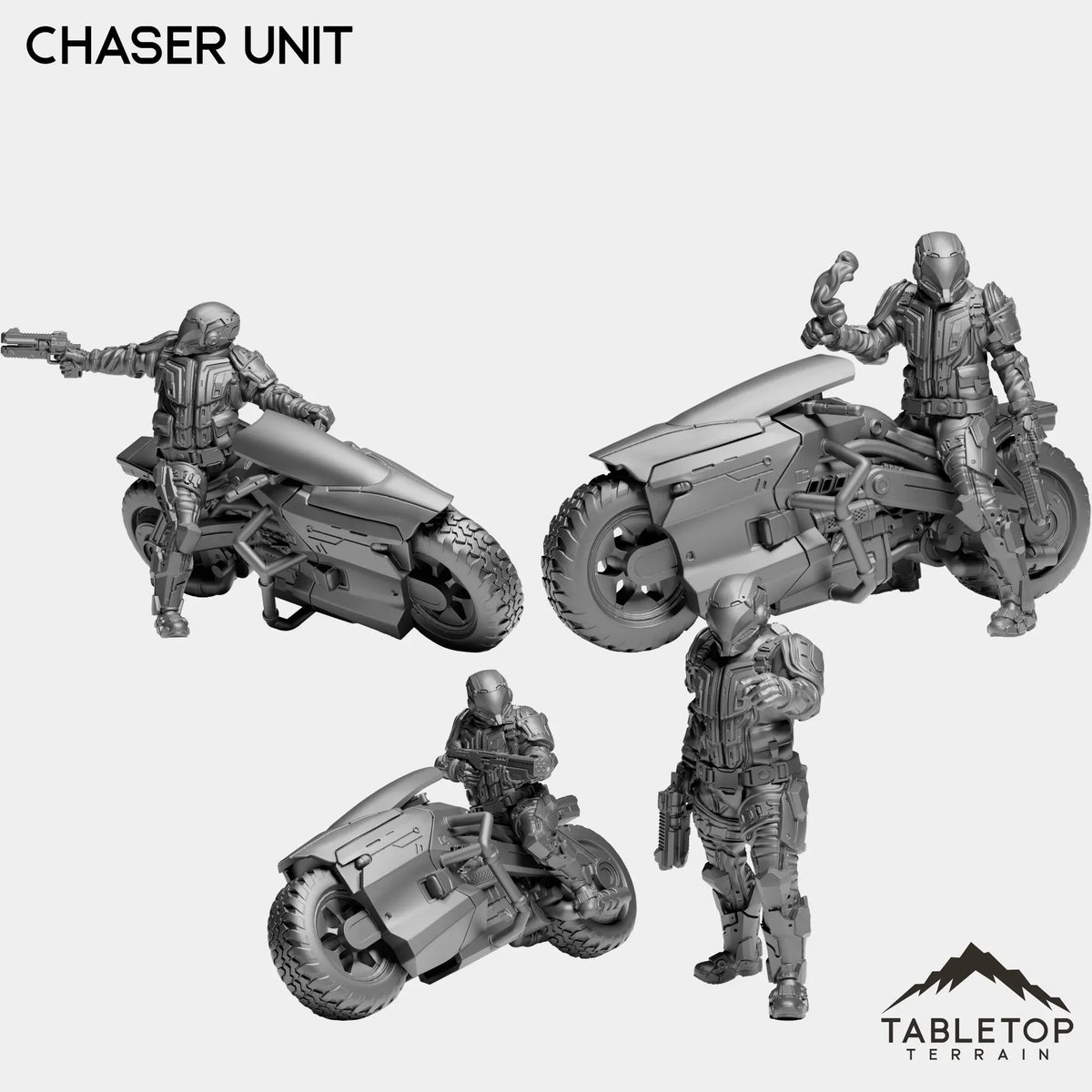 Tabletop Terrain Miniature Full Set Chaser Unit
