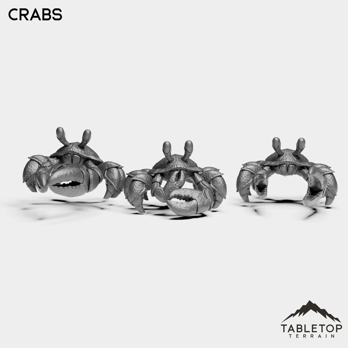 Tabletop Terrain Miniature Full Set Crabs