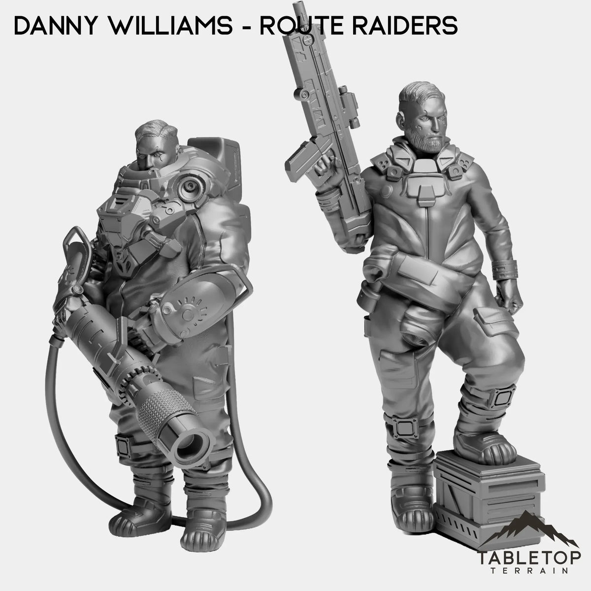 Tabletop Terrain Miniature Full Set Danny Williams - Route Raiders