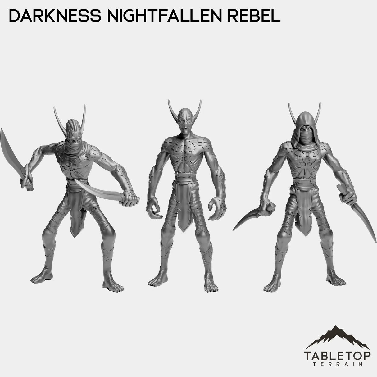 Tabletop Terrain Miniature Full Set Darkness Nightfallen Rebel
