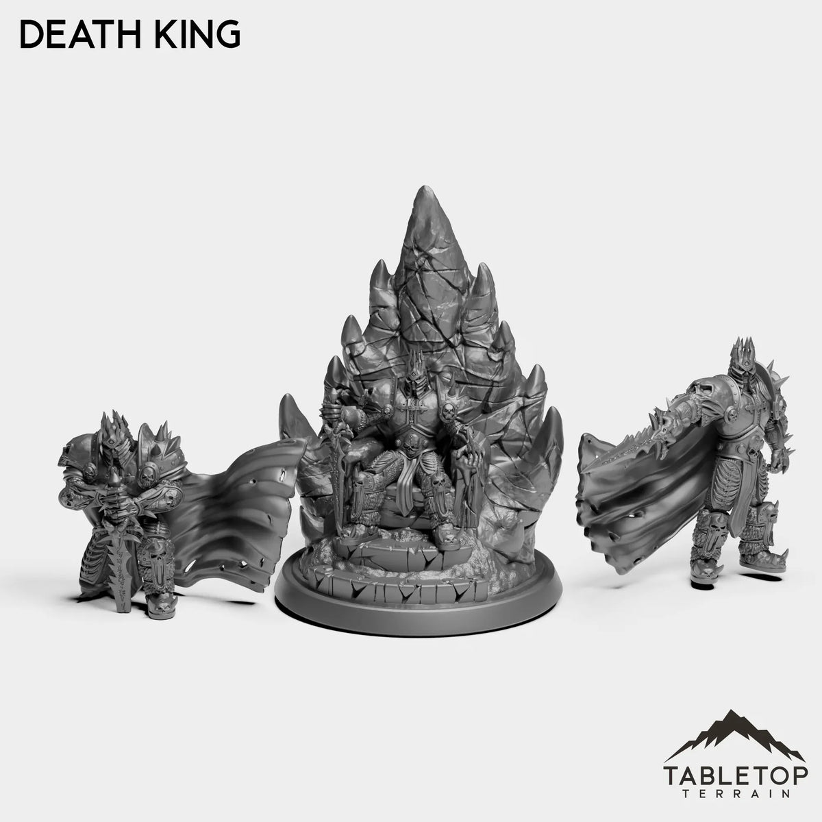 Tabletop Terrain Miniature Full Set Death King