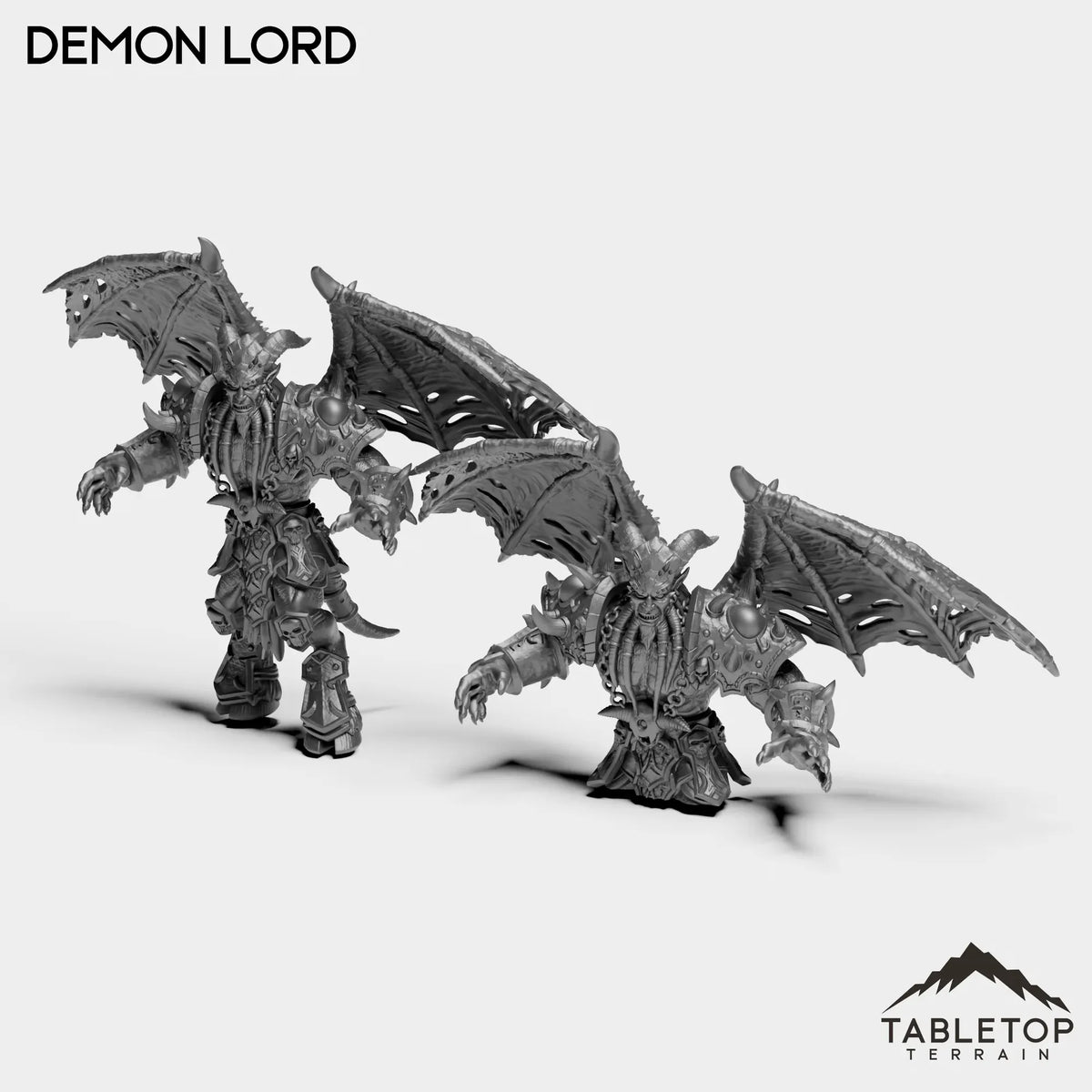 Tabletop Terrain Miniature Full Set Demon Lord