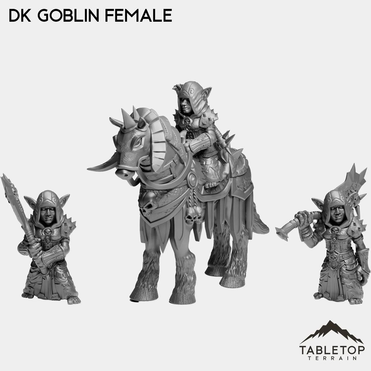 Tabletop Terrain Miniature Full Set DK Goblin Female