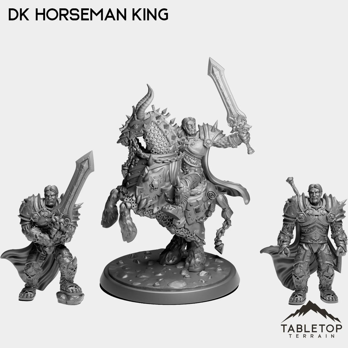 Tabletop Terrain Miniature Full Set DK Horseman King