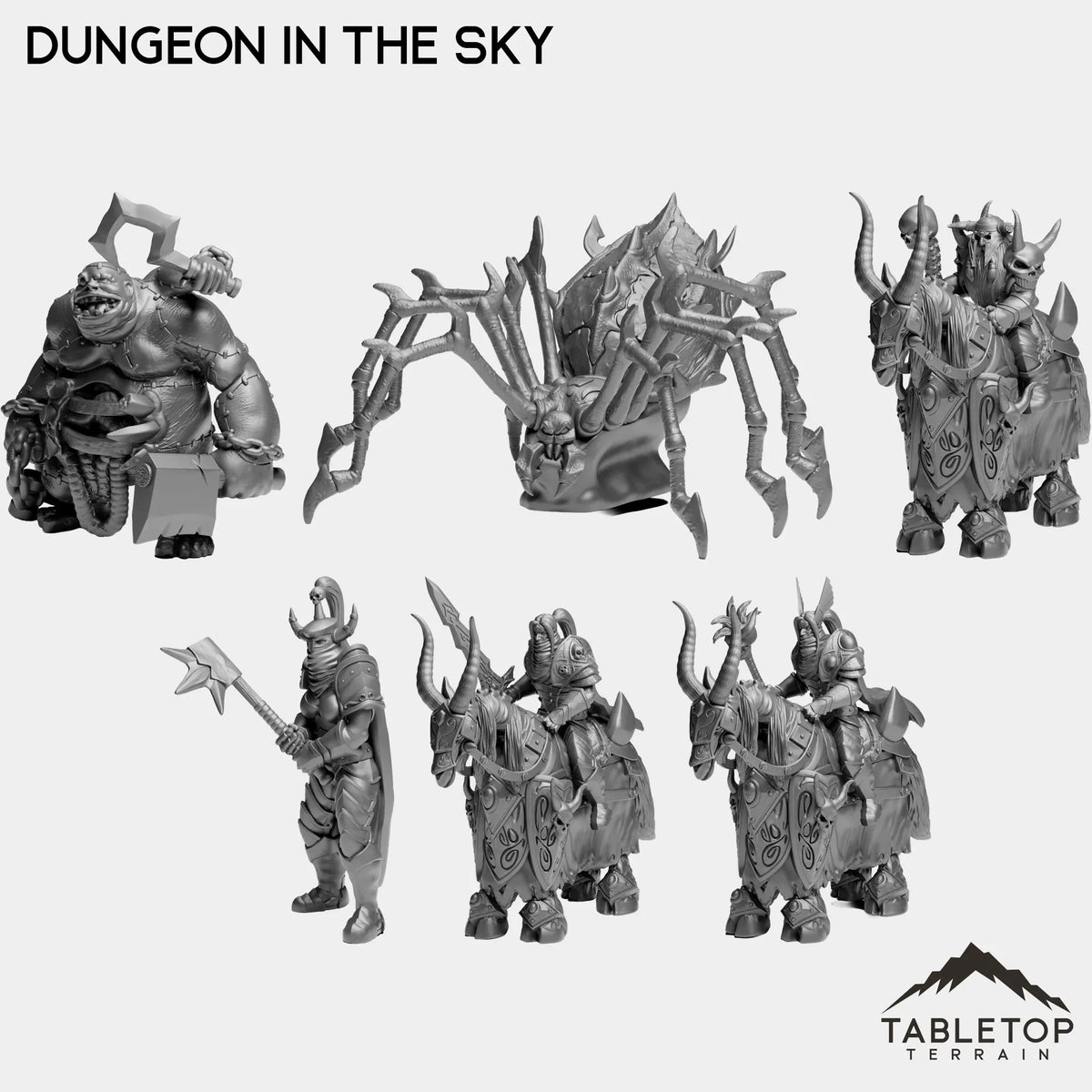 Tabletop Terrain Miniature Full Set Dungeon in the Sky Bundle