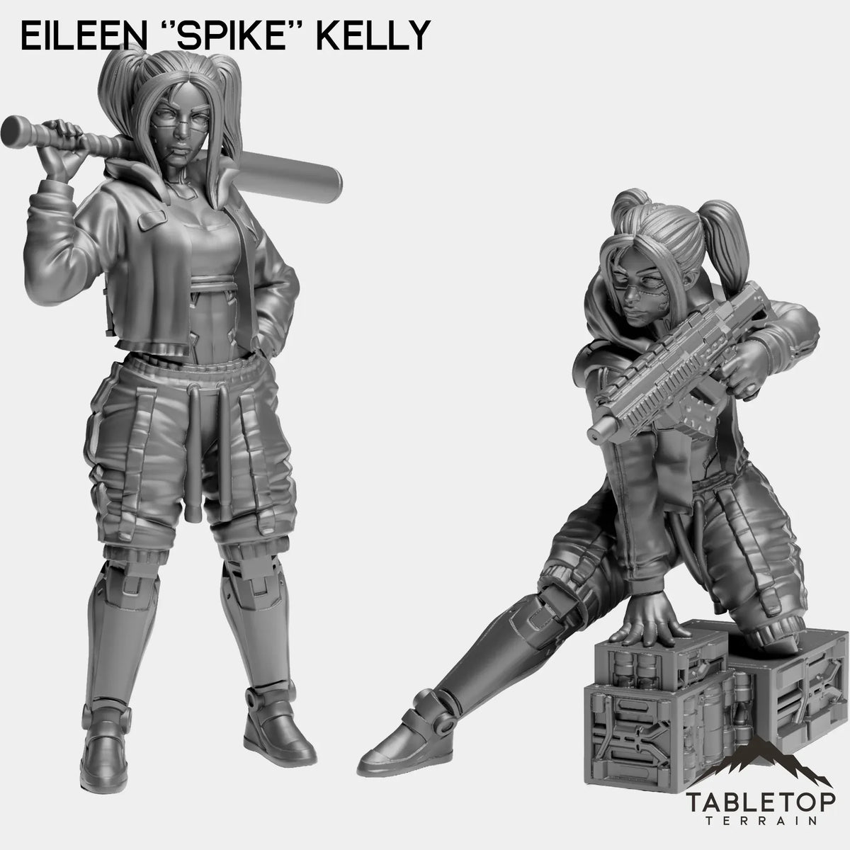 Tabletop Terrain Miniature Full Set Eileen ''Spike'' Kelly