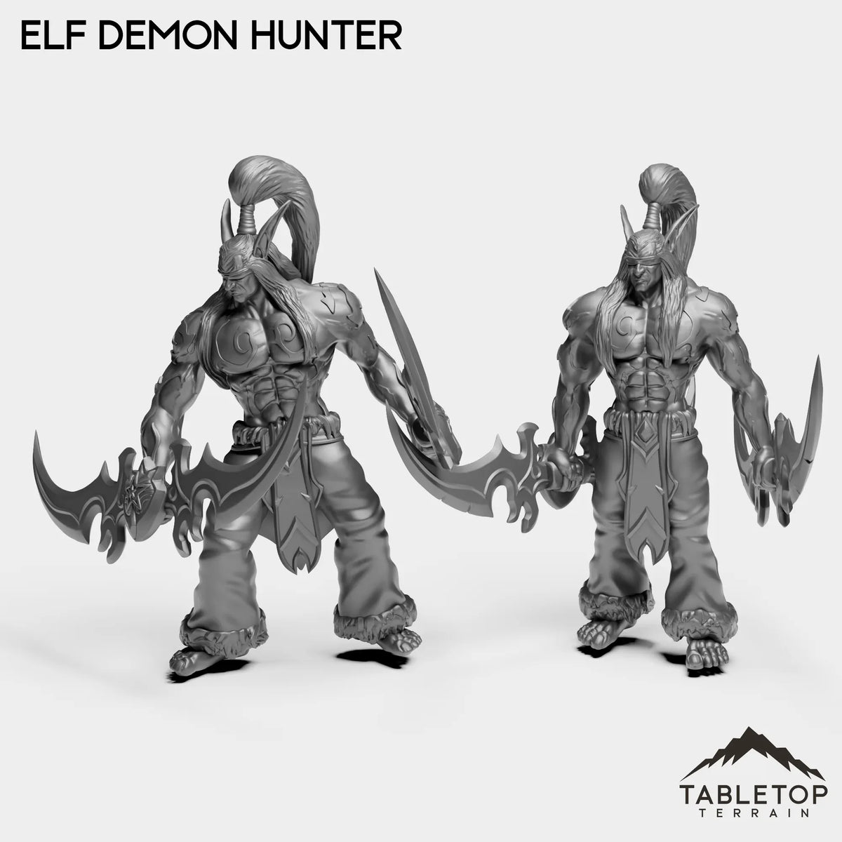 Tabletop Terrain Miniature Full Set Elf Demon Hunter