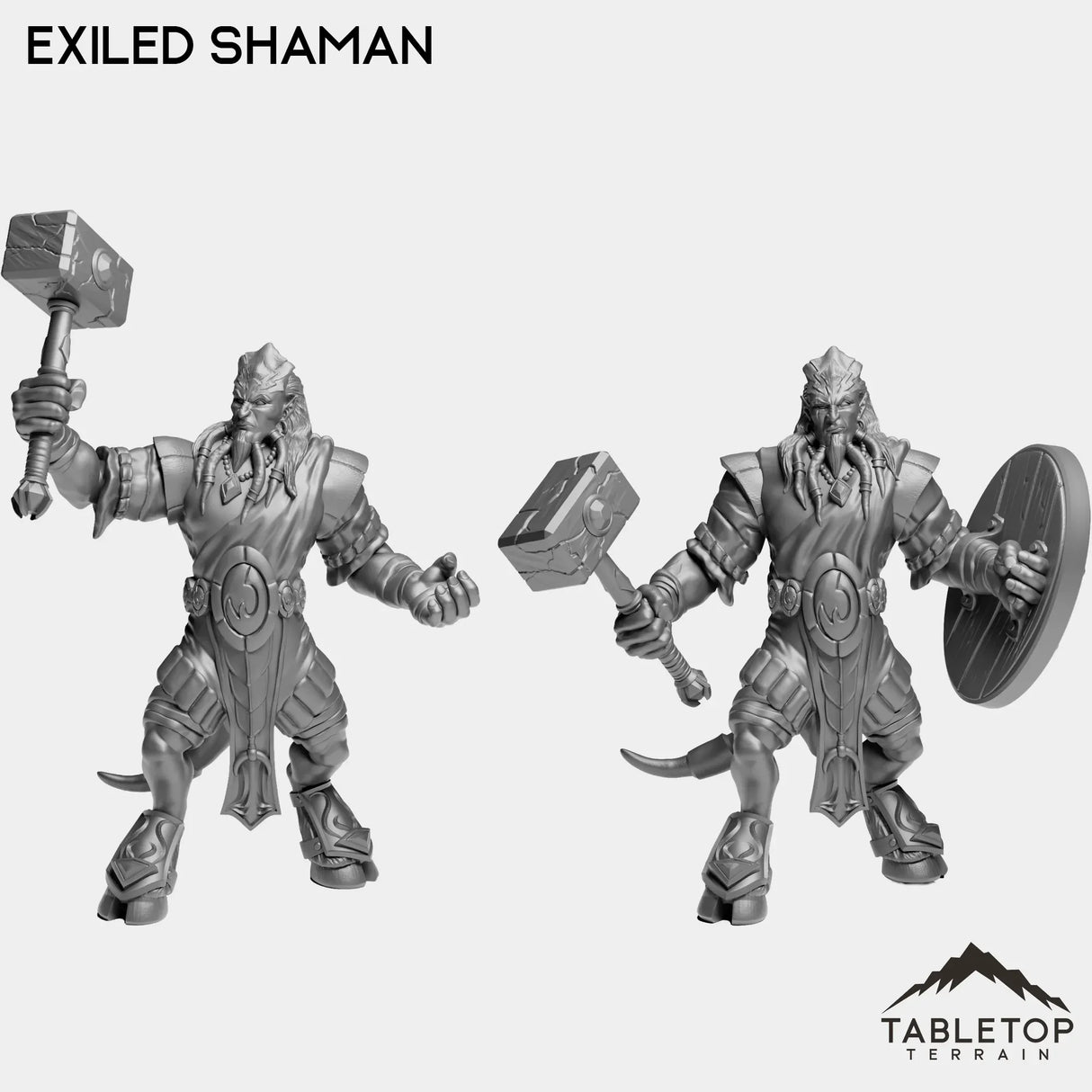 Tabletop Terrain Miniature Full Set Exiled Shaman