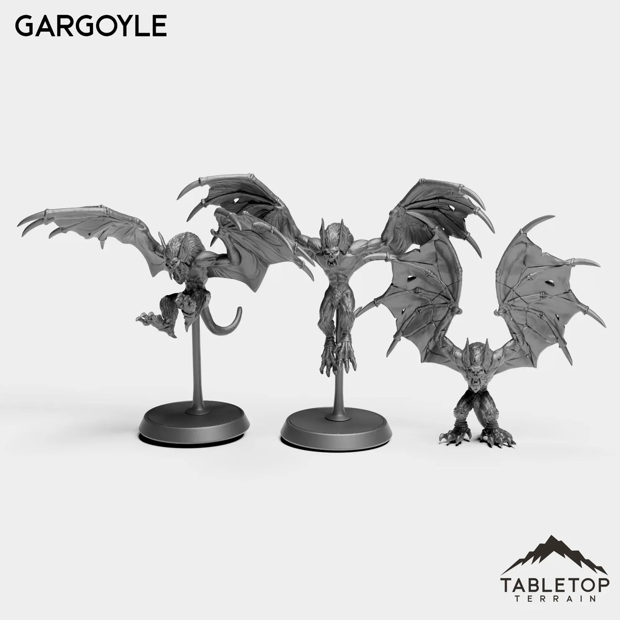 Tabletop Terrain Miniature Full Set Gargoyle
