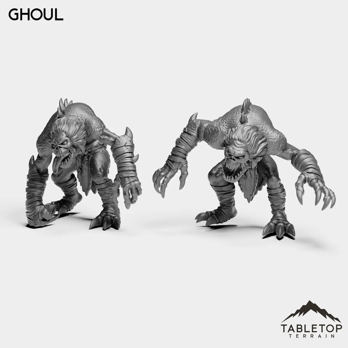 Tabletop Terrain Miniature Full Set Ghoul
