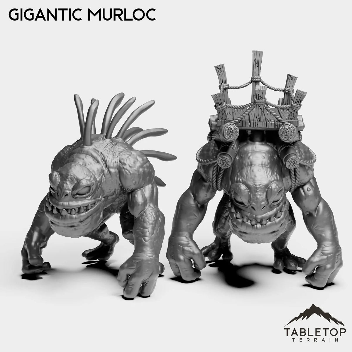 Tabletop Terrain Miniature Full Set Gigantic Murloc