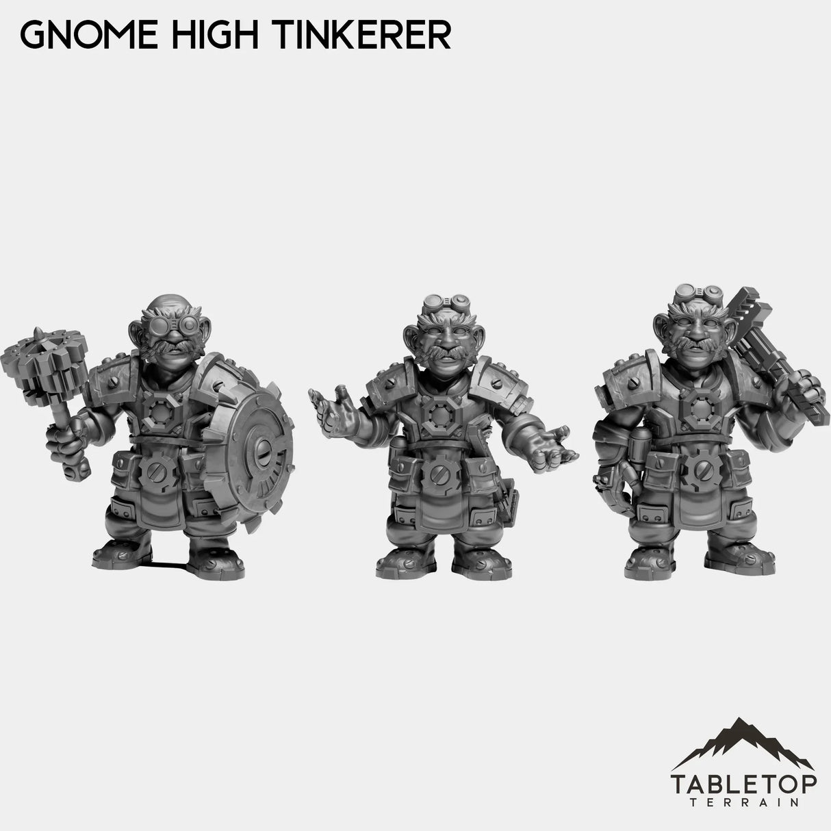 Tabletop Terrain Miniature Full Set Gnome High Tinkerer
