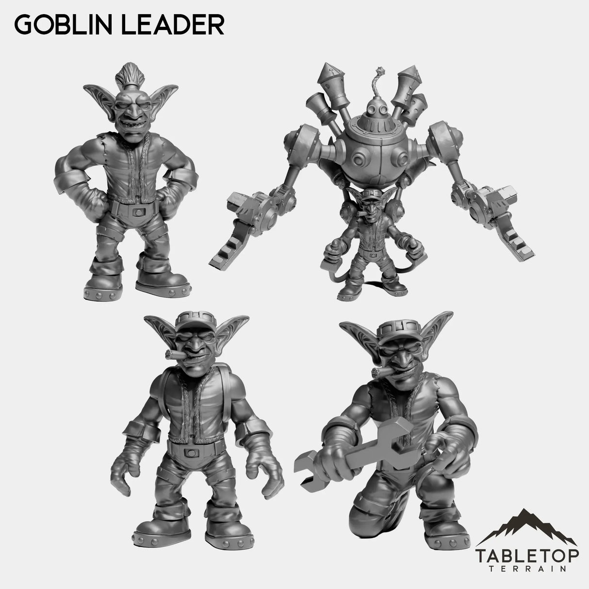 Tabletop Terrain Miniature Full Set Goblin Leader