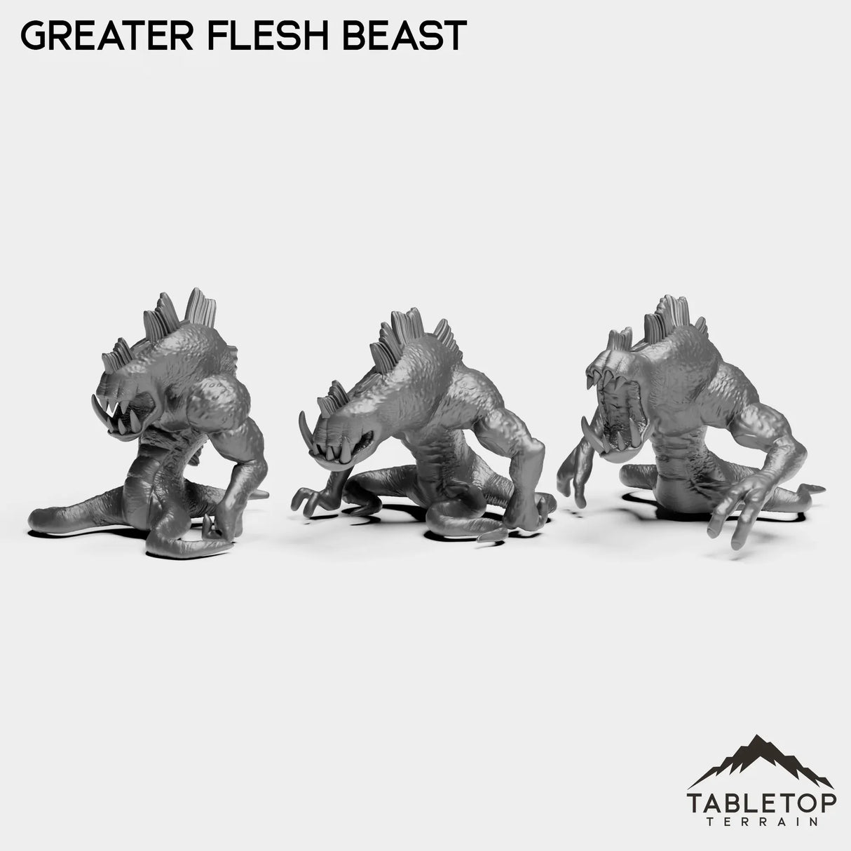 Tabletop Terrain Miniature Full Set Greater Flesh Beast