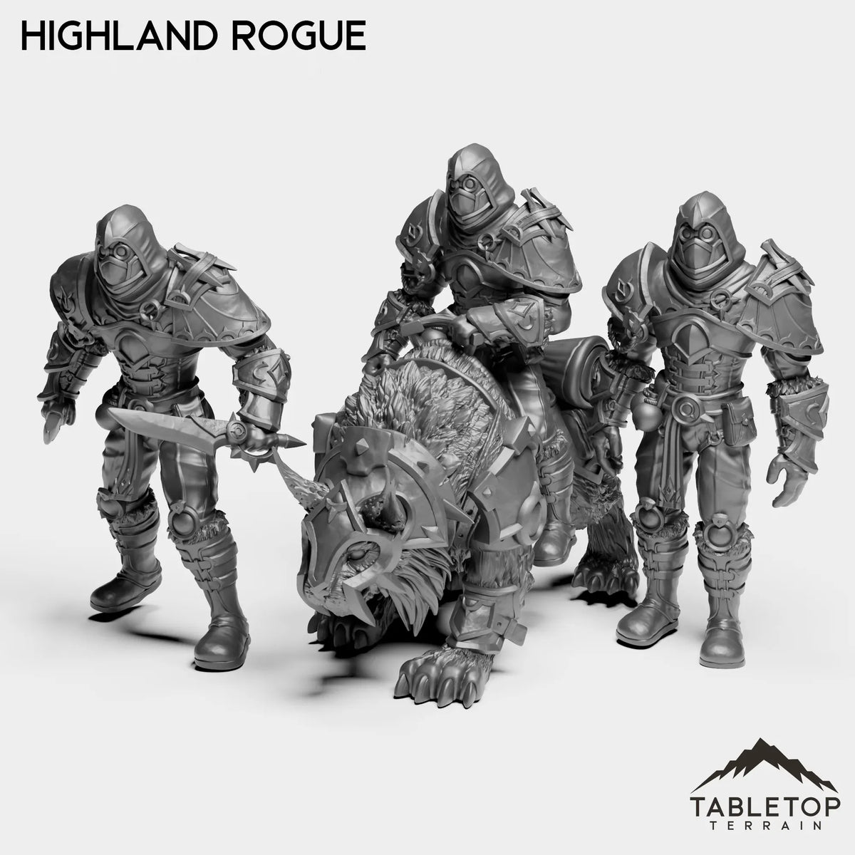 Tabletop Terrain Miniature Full Set Highland Rogue
