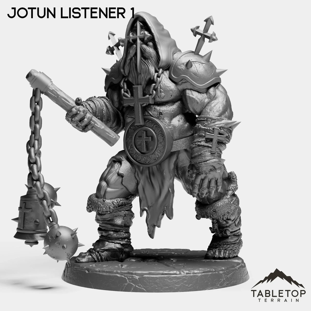 Tabletop Terrain Miniature Full Set Jotun Listeners - The Norse Procession