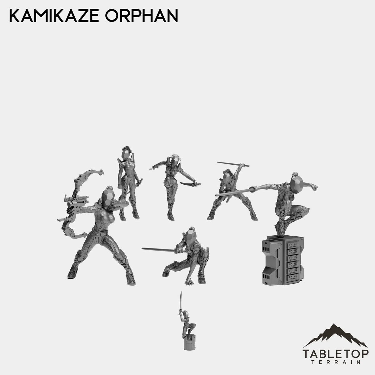 Tabletop Terrain Miniature Full Set Kamikaze Orphan