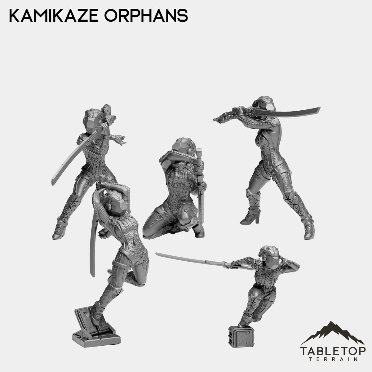 Tabletop Terrain Miniature Full Set Kamikaze Orphans