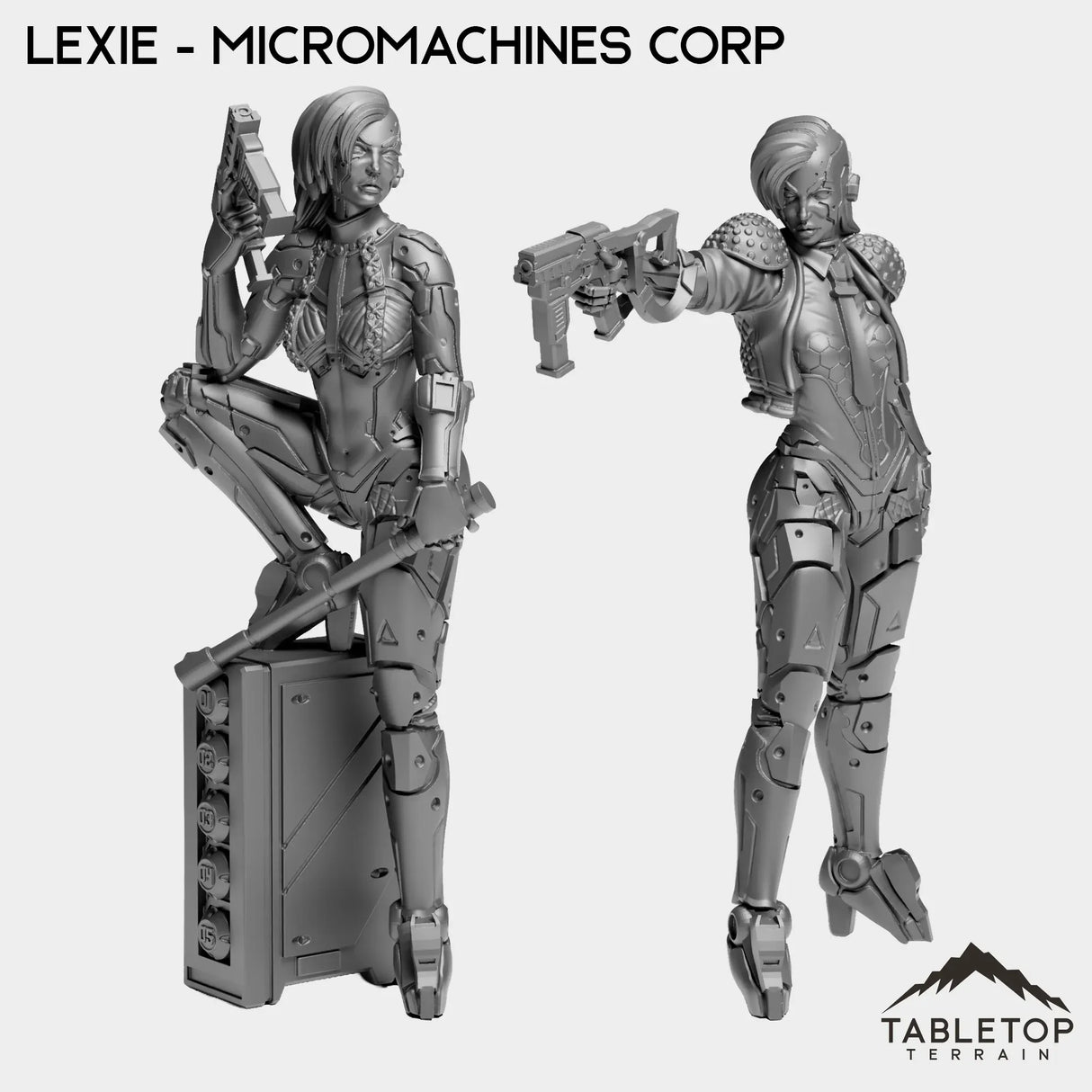 Tabletop Terrain Miniature Full Set Lexie - Micromachines Corp