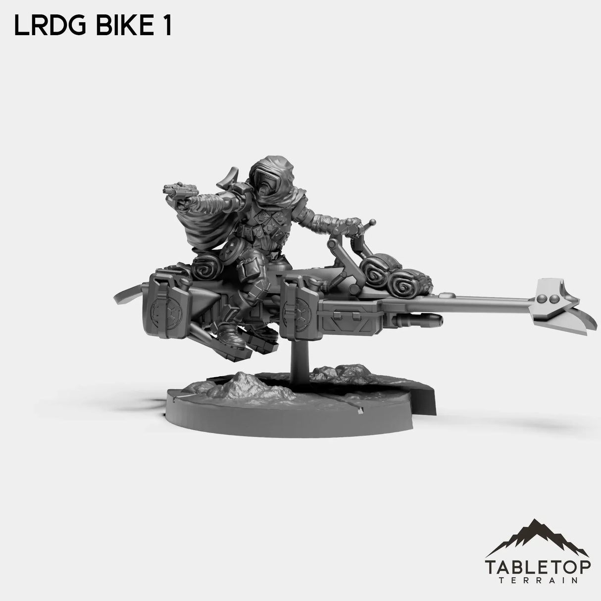 Tabletop Terrain Miniature Full Set LRDG Bikers