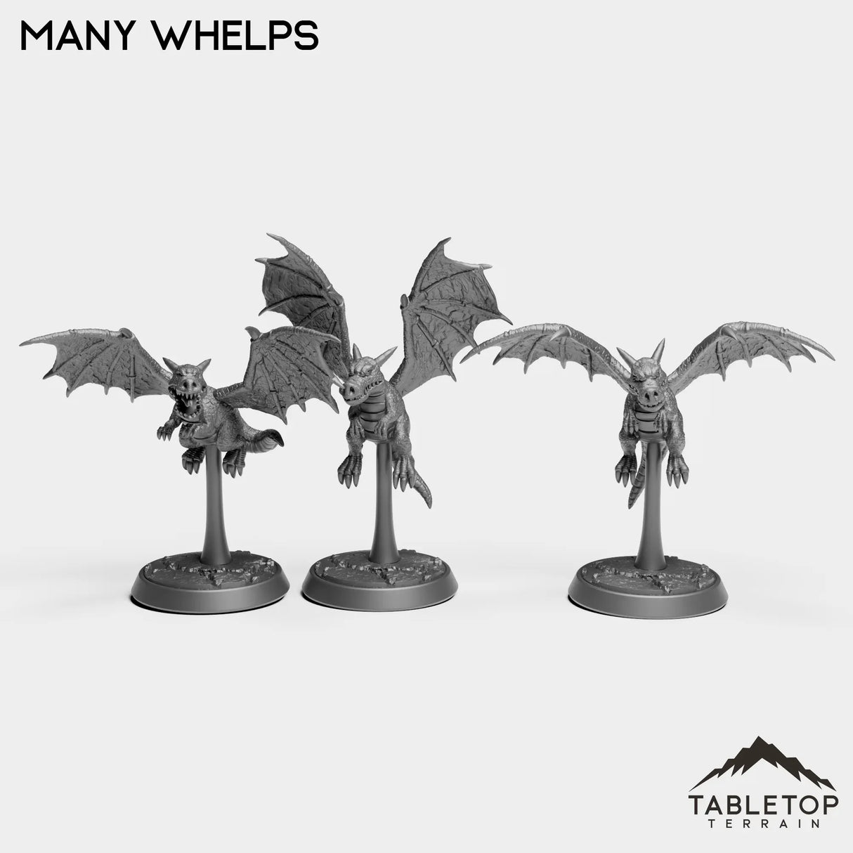 Tabletop Terrain Miniature Full Set Many Whelps