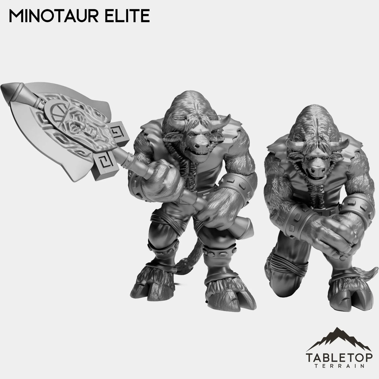 Tabletop Terrain Miniature Full Set Minotaur Elite