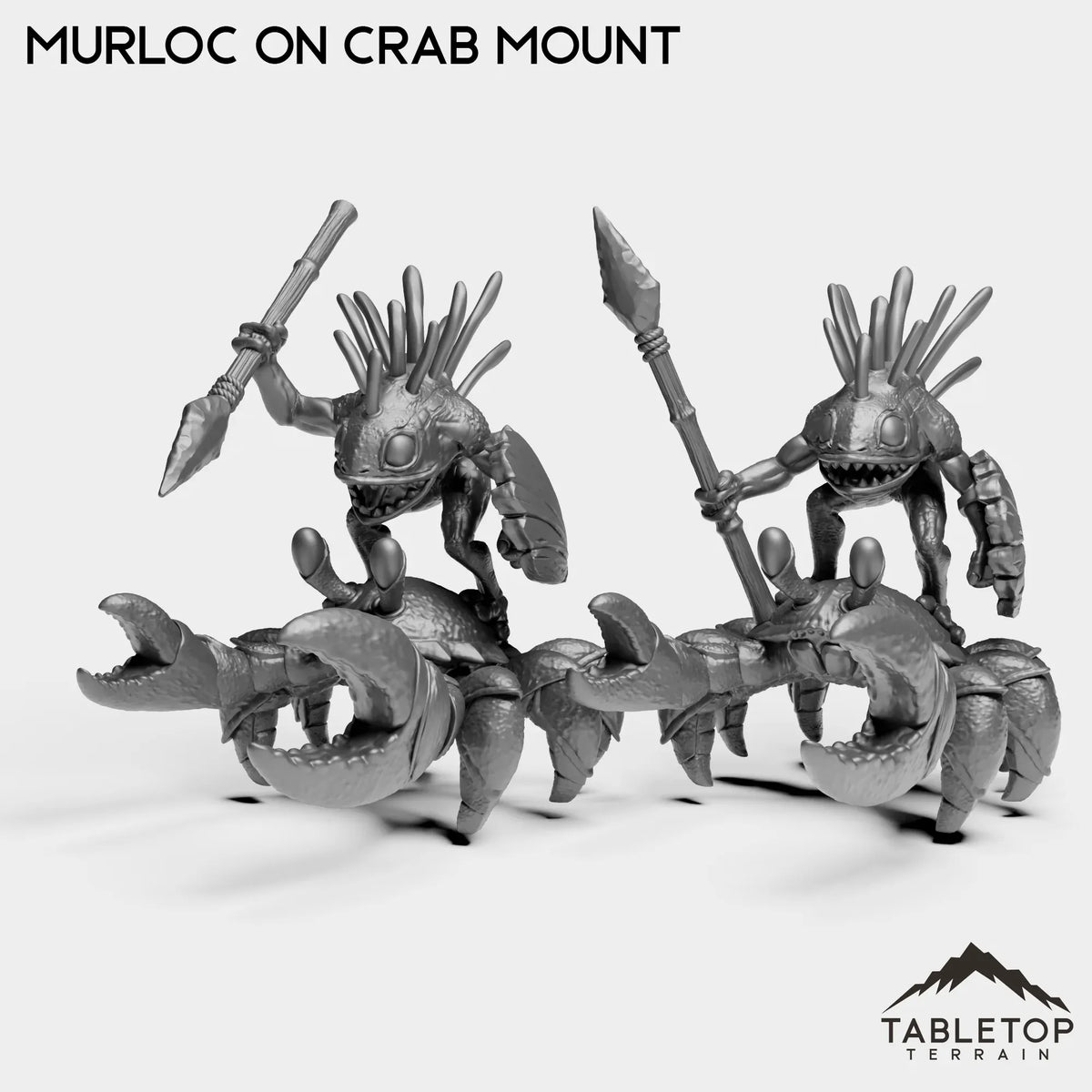 Tabletop Terrain Miniature Full Set Murloc on Crab Mount