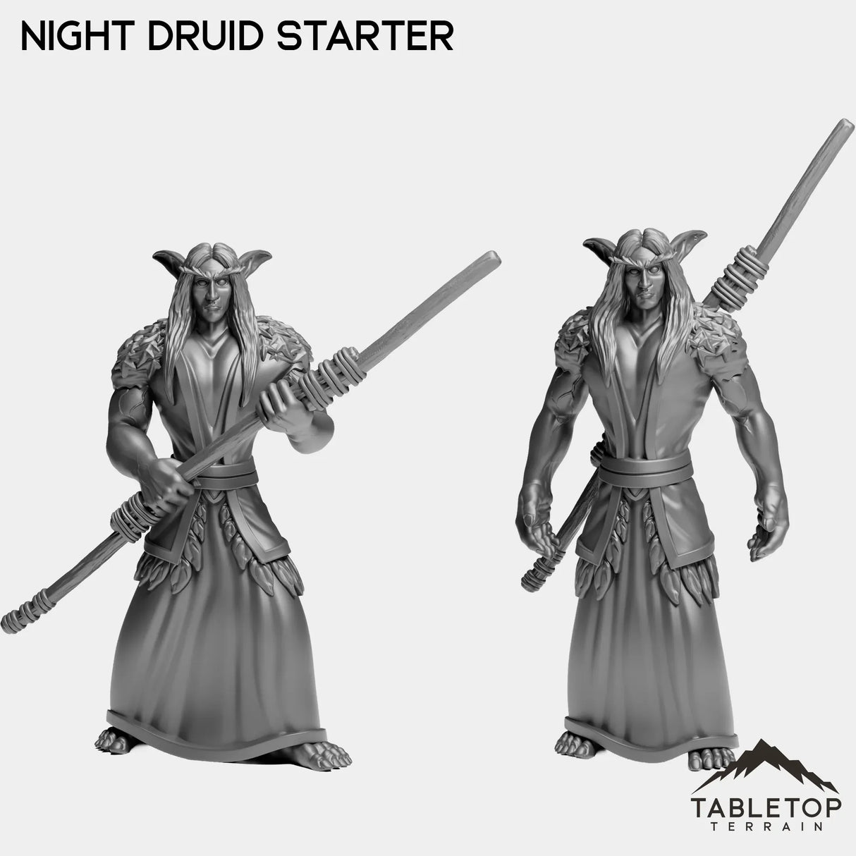 Tabletop Terrain Miniature Full Set Night Druid Starter