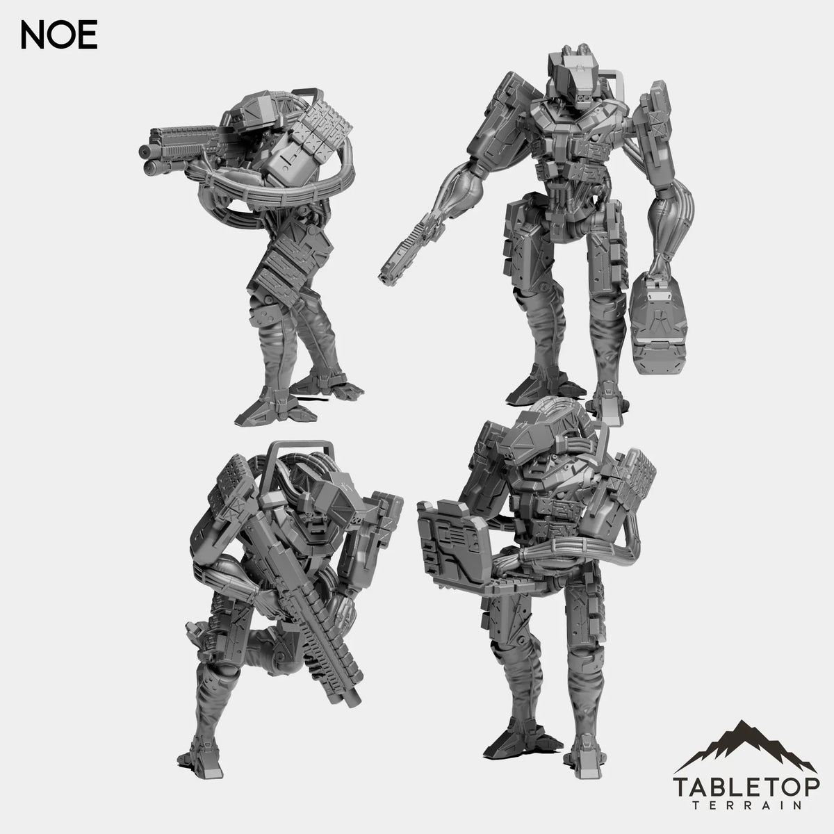 Tabletop Terrain Miniature Full Set NOE