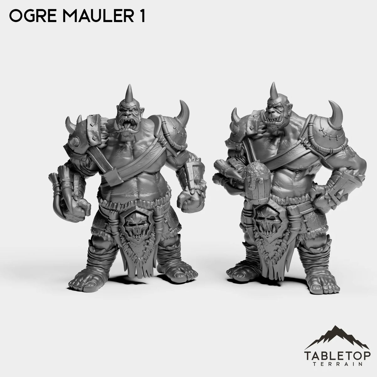 Tabletop Terrain Miniature Full Set Ogre Mauler 1