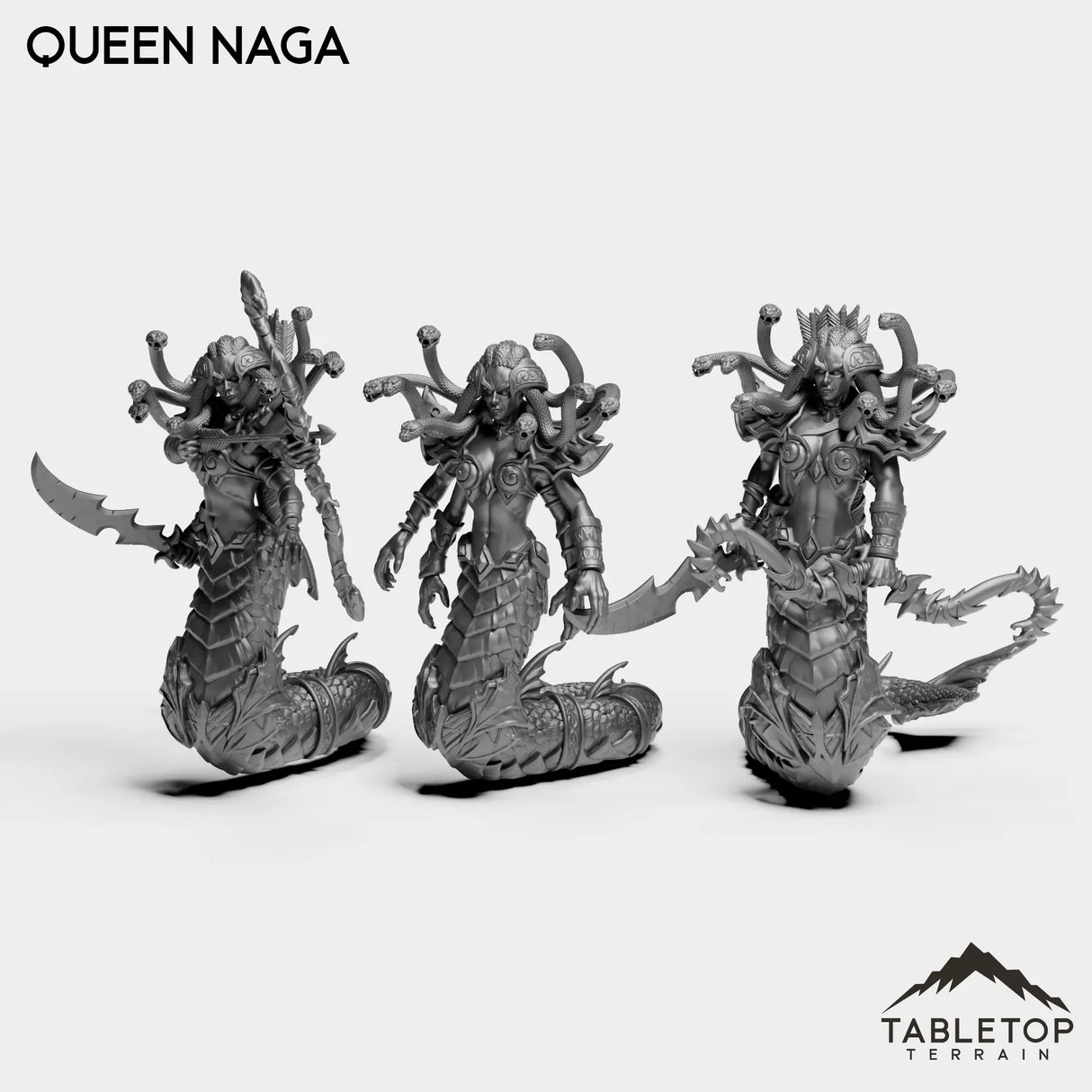 Tabletop Terrain Miniature Full Set Queen Naga