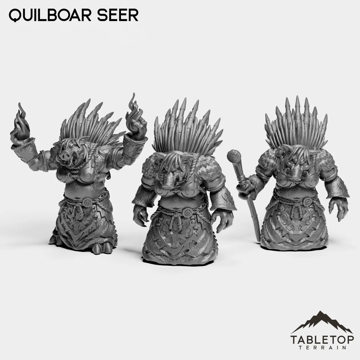 Tabletop Terrain Miniature Full Set Quilboar Seer