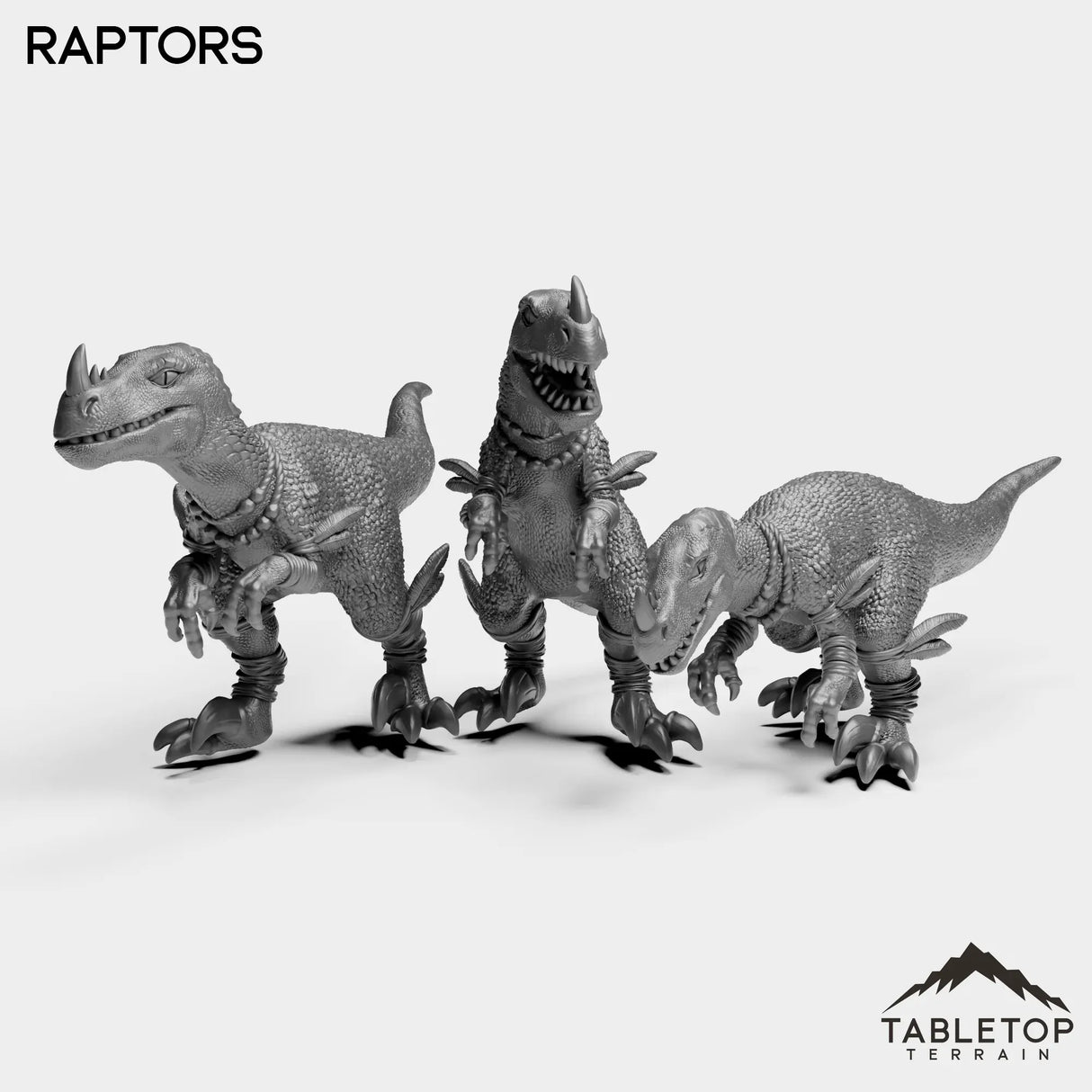 Tabletop Terrain Miniature Full Set Raptors
