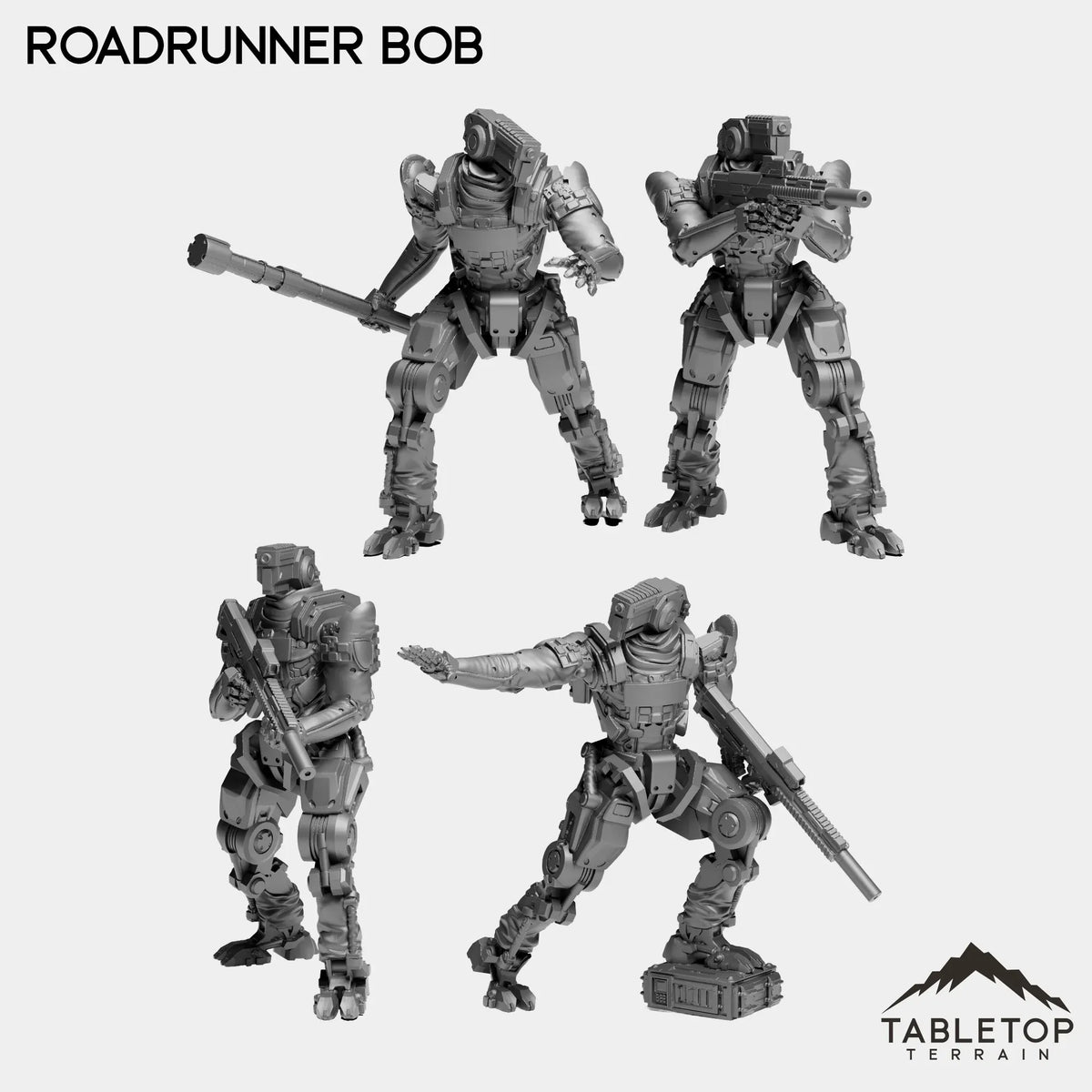 Tabletop Terrain Miniature Full Set Roadrunner Bob