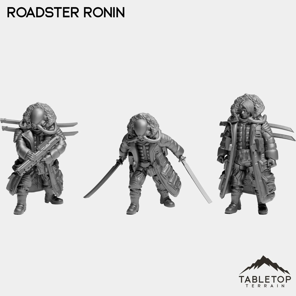 Tabletop Terrain Miniature Full Set Roadster Ronin