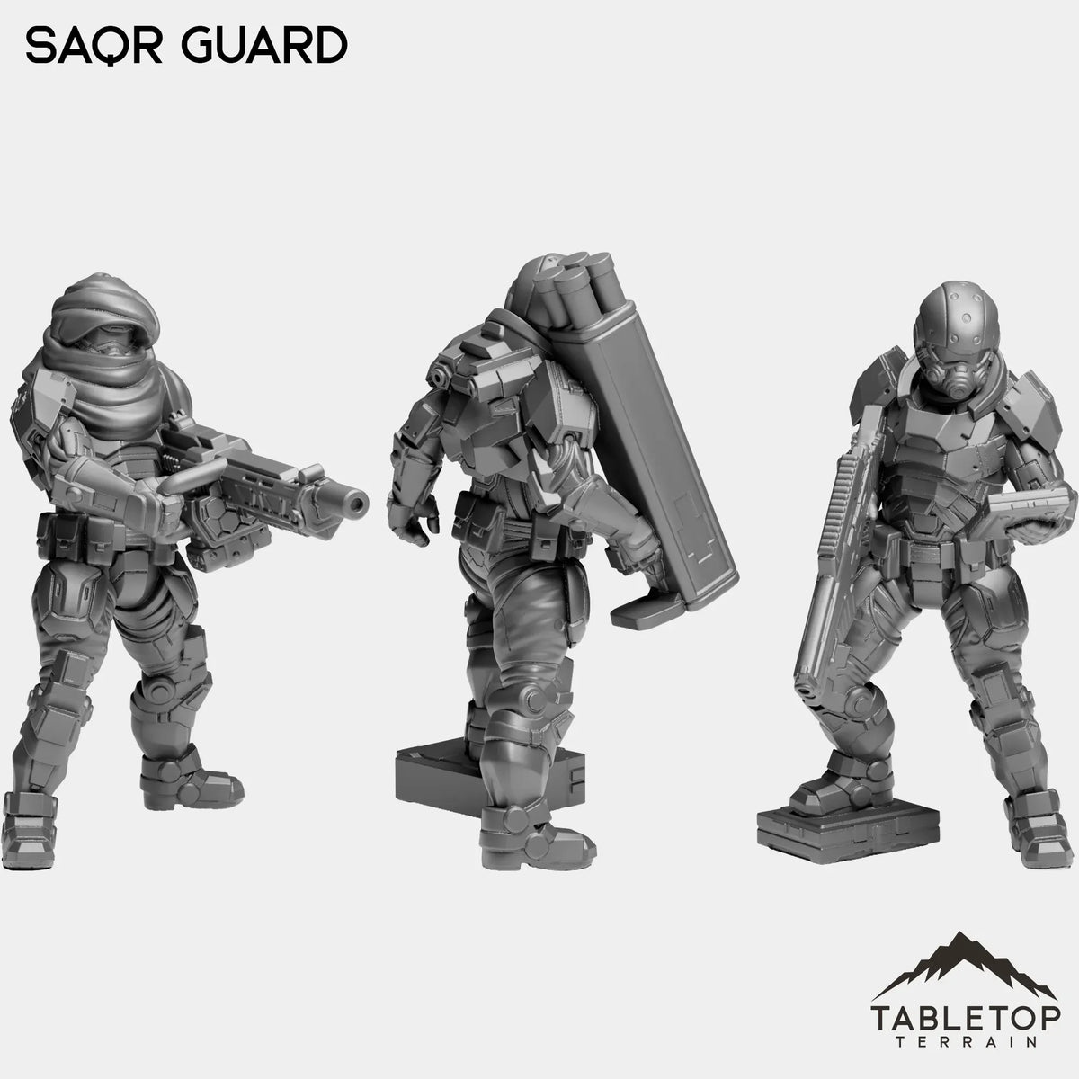 Tabletop Terrain Miniature Full Set Saqr Guard